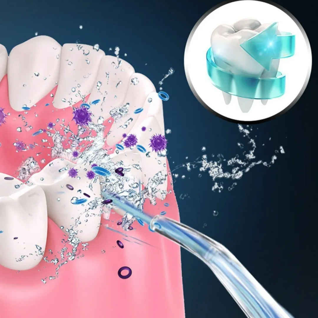 HydroSmile™ – Irrigador Bucal Portátil para una Sonrisa Radiante