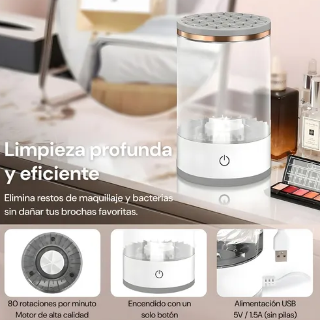 MakeUpPure™ – Brochas limpias en segundos, sin esfuerzo