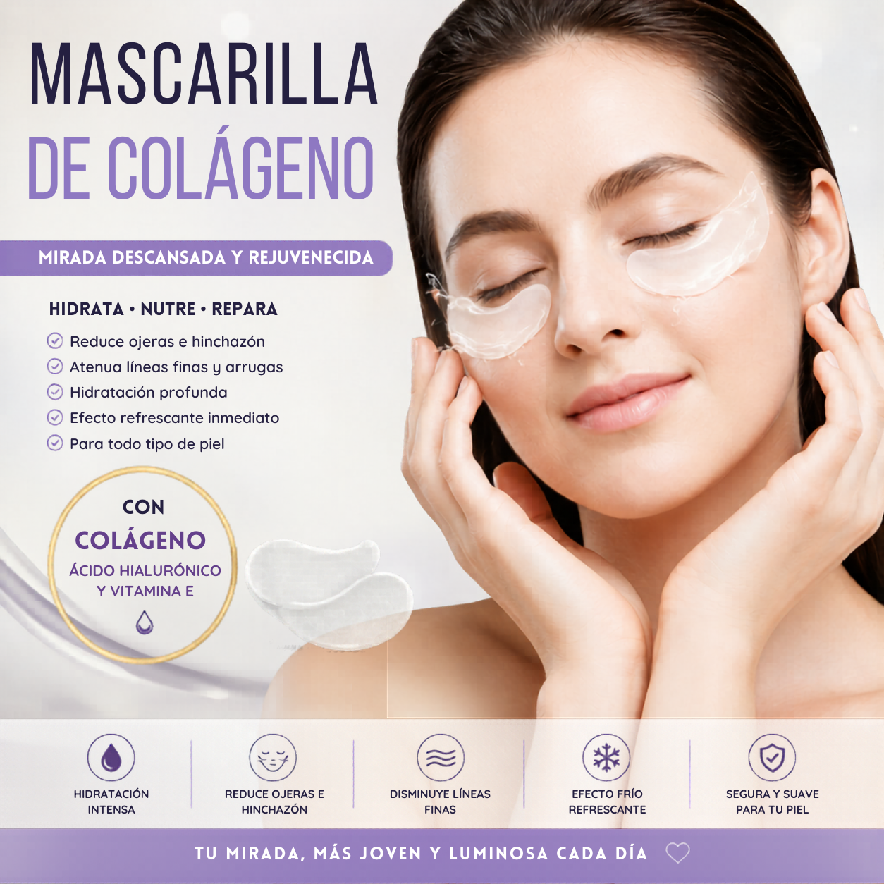 Mascarilla de Colágeno para Párpados