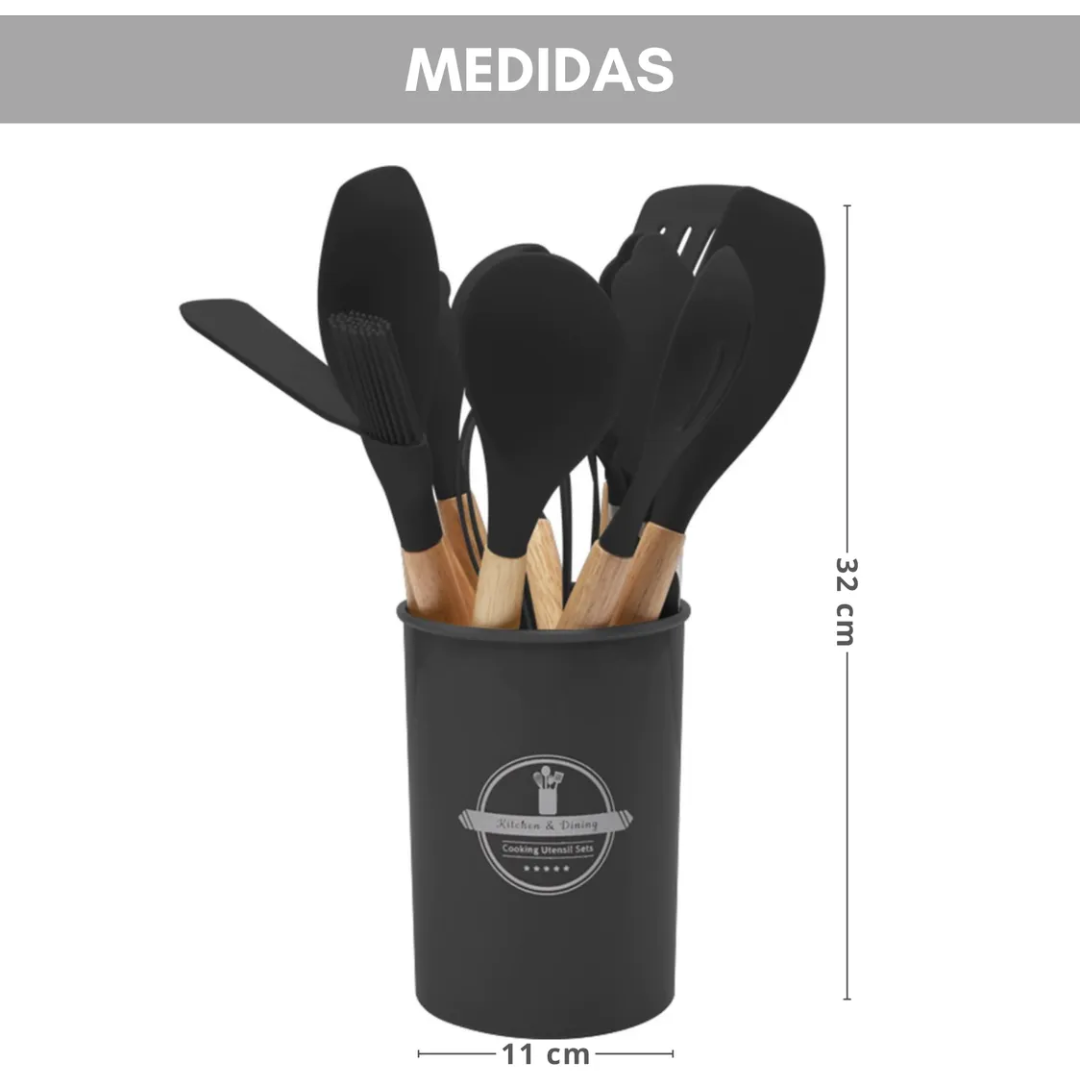 Set de Utensilios de Cocina Premium – 12 Piezas