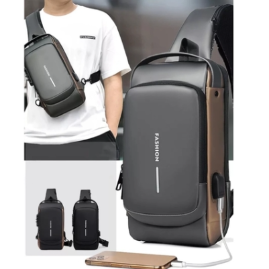 Morral Bandolera Antirrobo Impermeable