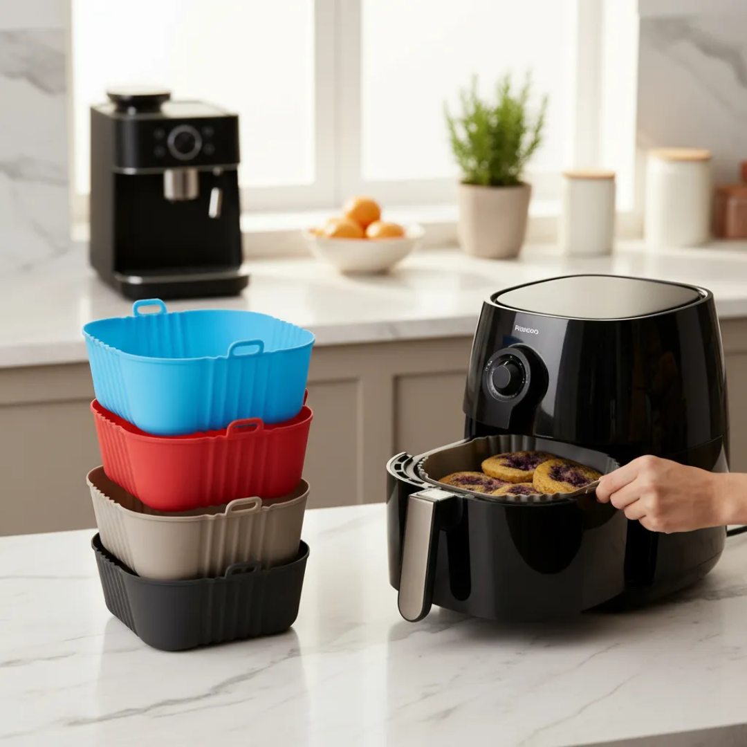 Molde de Silicona Reutilizable para Airfryer