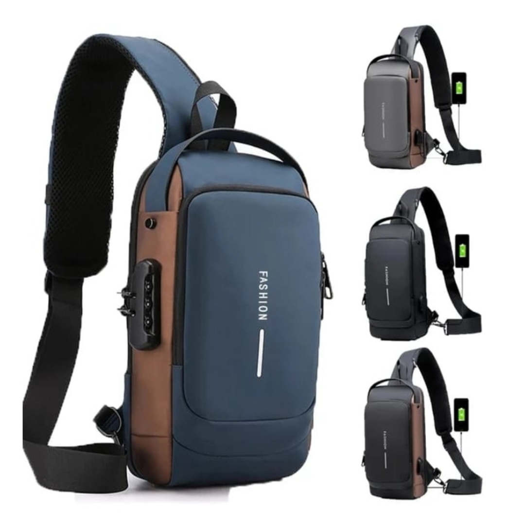 Morral Bandolera Antirrobo Impermeable