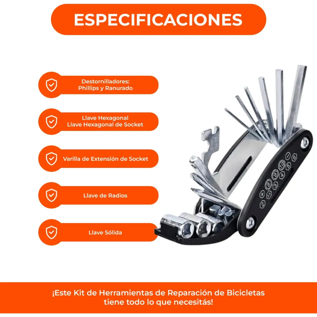 Kit Herramientas 16 en 1