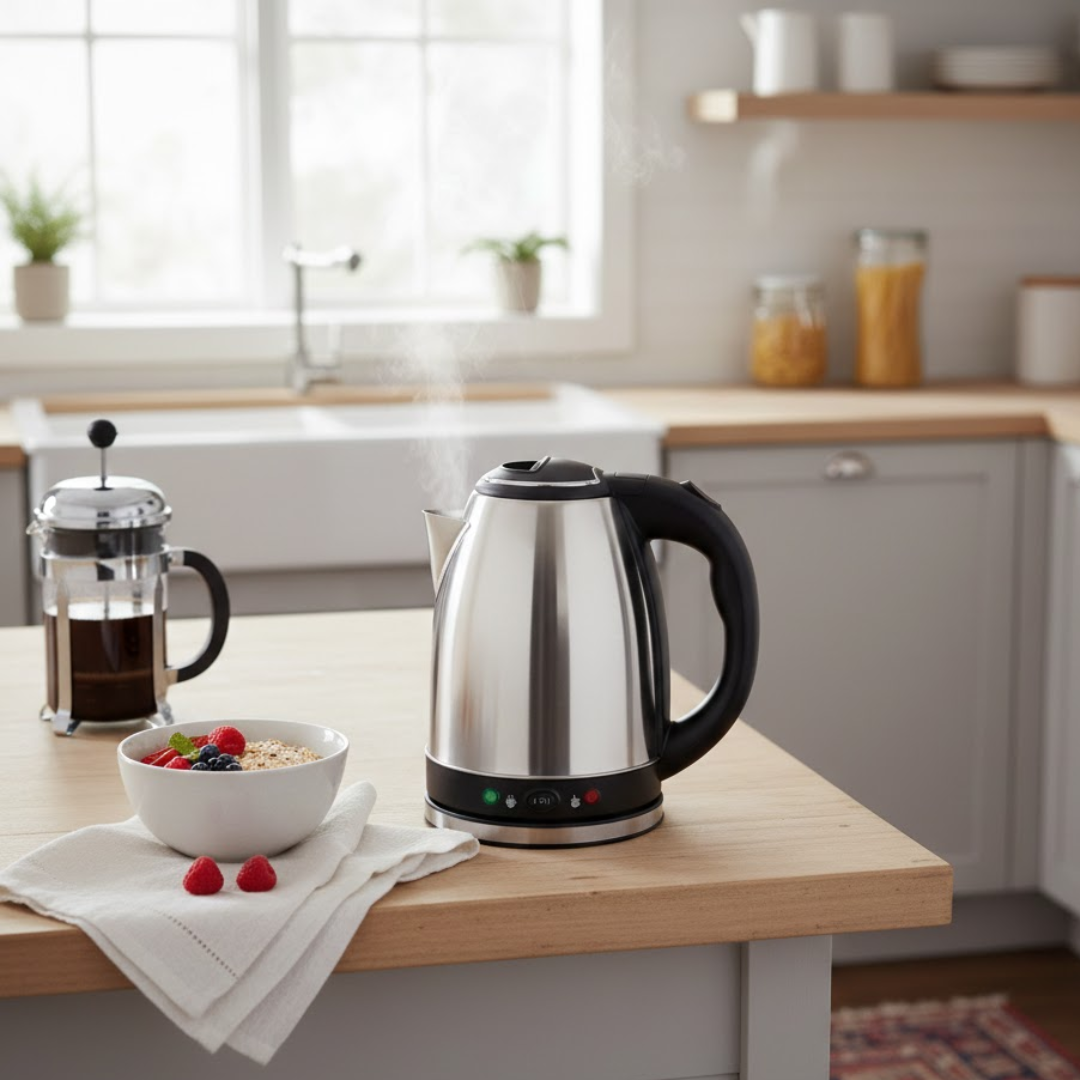 Pava Eléctrica de Acero Inoxidable – Potencia y Elegancia