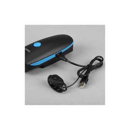 Luz Delantera para Bicicleta con Bocina Integrada USB