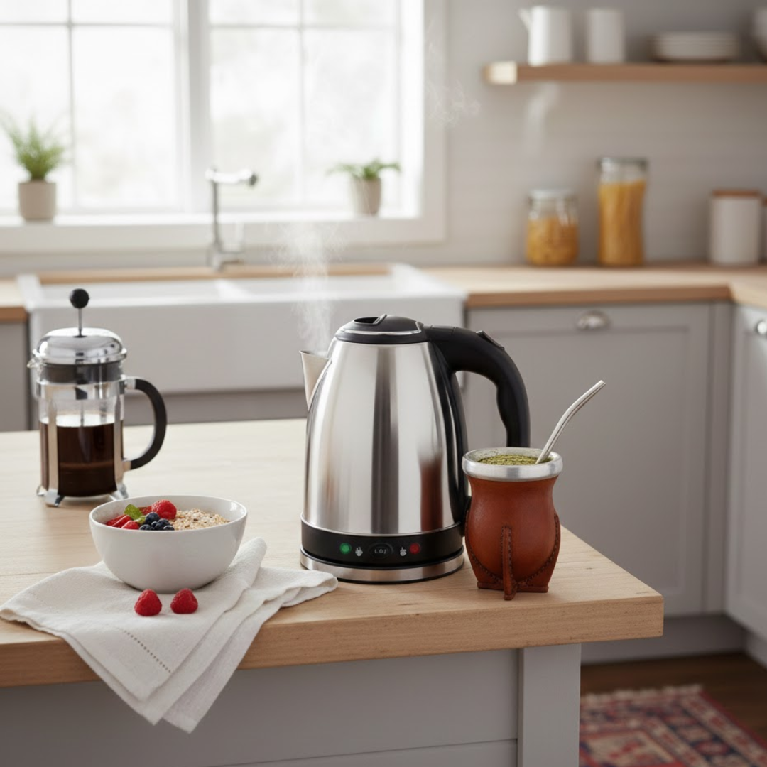 Pava Eléctrica de Acero Inoxidable – Potencia y Elegancia