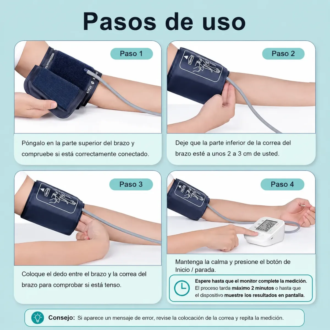 CardioSense Monitor Digital de Presión Arterial
