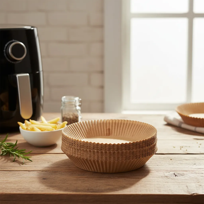 Papel Antiadherente para Air Fryer - 50 UNIDADES