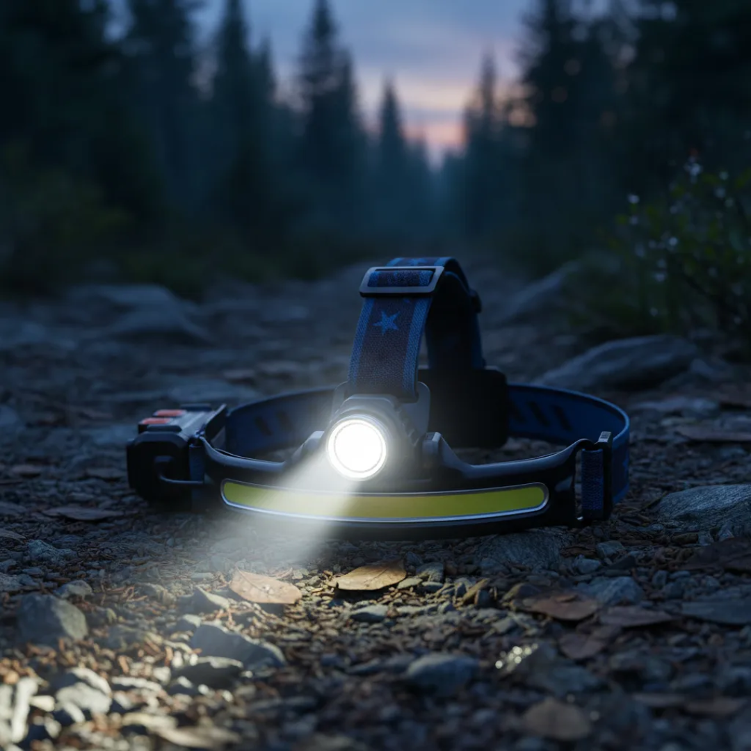 Linterna Minera LED con Sensor de Movimiento