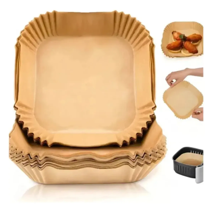 Papel Antiadherente para Air Fryer - 50 UNIDADES