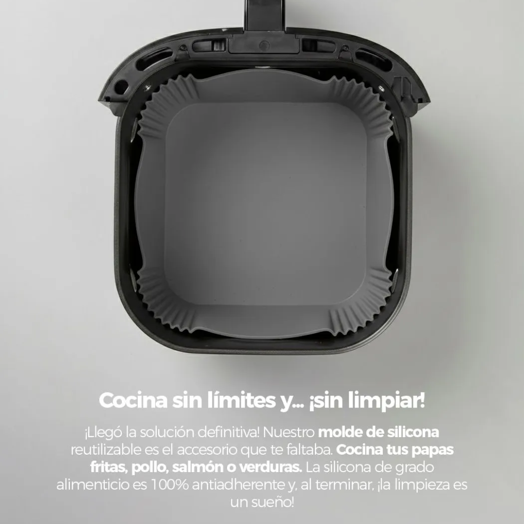 Molde de Silicona Reutilizable para Airfryer