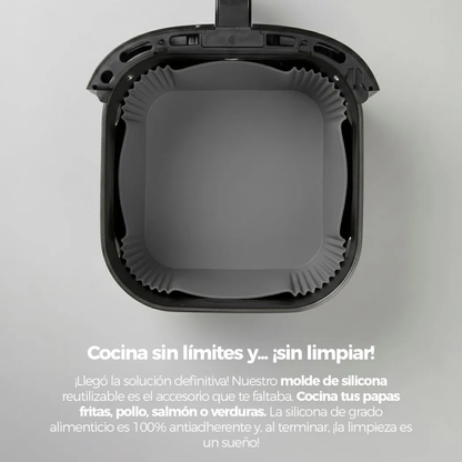 Molde de Silicona Reutilizable para Airfryer