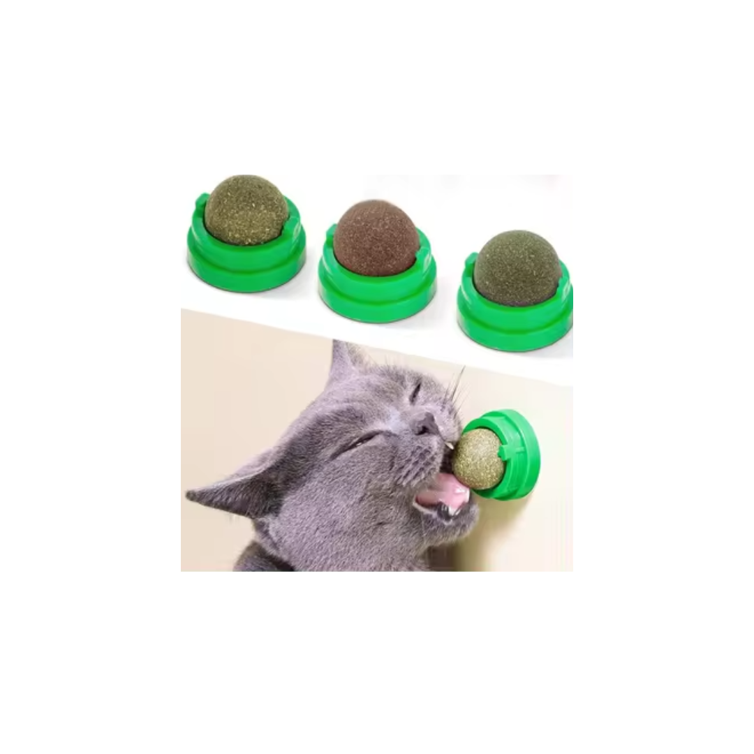 Pelota de Catnip para Gatos + 4 Catnip de regalo 🎁