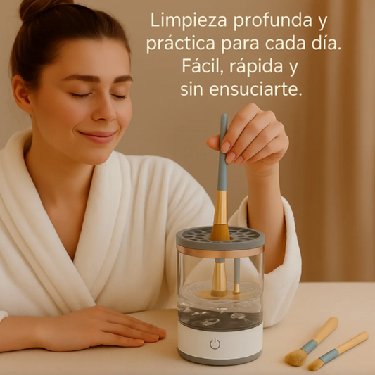 MakeUpPure™ – Brochas limpias en segundos, sin esfuerzo