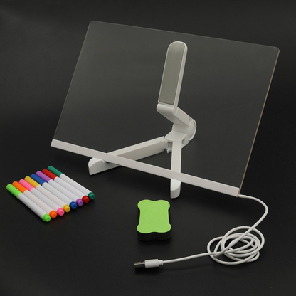 Pizarra Mágica LED USB Acrílica 20x30